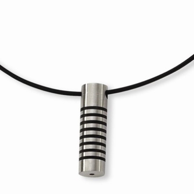 Silver jewelry men‘s column stainless steel pendants china manufacturer