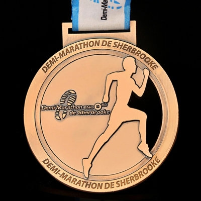 Custom Award Marathon Running Sport Medal Ribbon Free