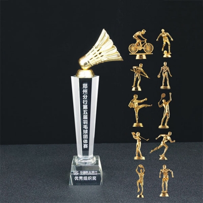 Custom Badminton Sports Trophies 