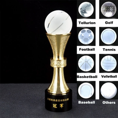 Custom Sports Basketball/Golf/Tennis/Baseball/Football Trophies