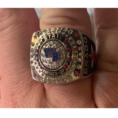 Silver Volleyball Championship Rings