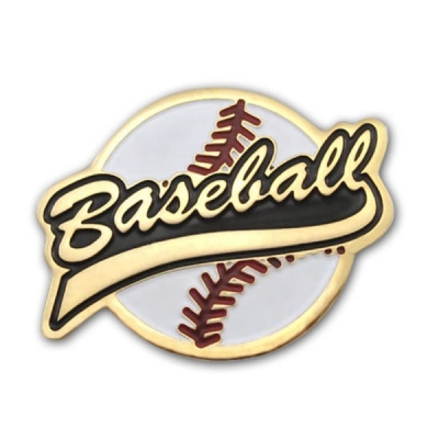 Custom sport lapel pins baseball lape pins badge for events 