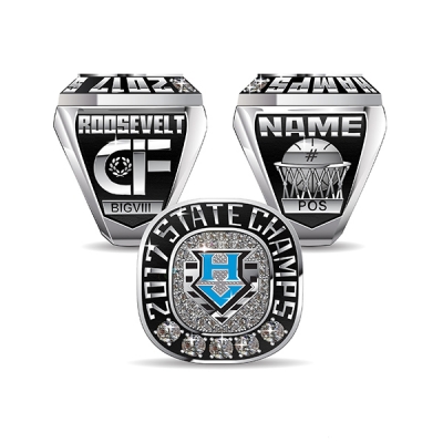 Custom Individual Basketball Championship Rings with Players Name&Number